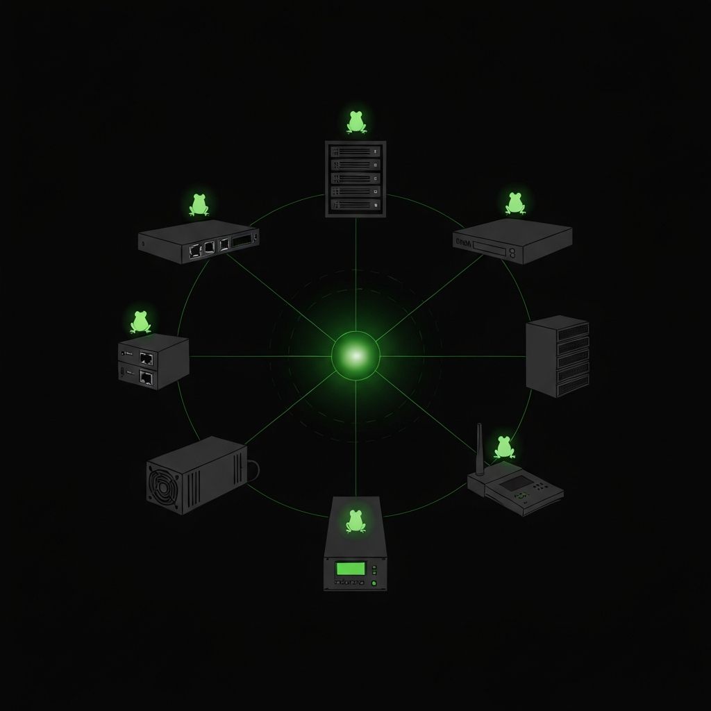 Diverse hardware devices connected to AI agents
